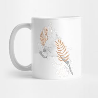 Deer Abstract Sketch Composition Mug